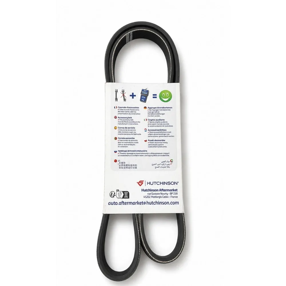 Correa para Fiat Idea 1.4 8V Fire, Peugeot 605 2.0  Rgy - HUTCHINSON