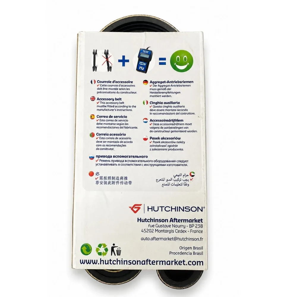 Correa para Ford Focus I Ii Iii Fiesta Kinectic 1.6 2.0 - Ecosport - HUTCHINSON