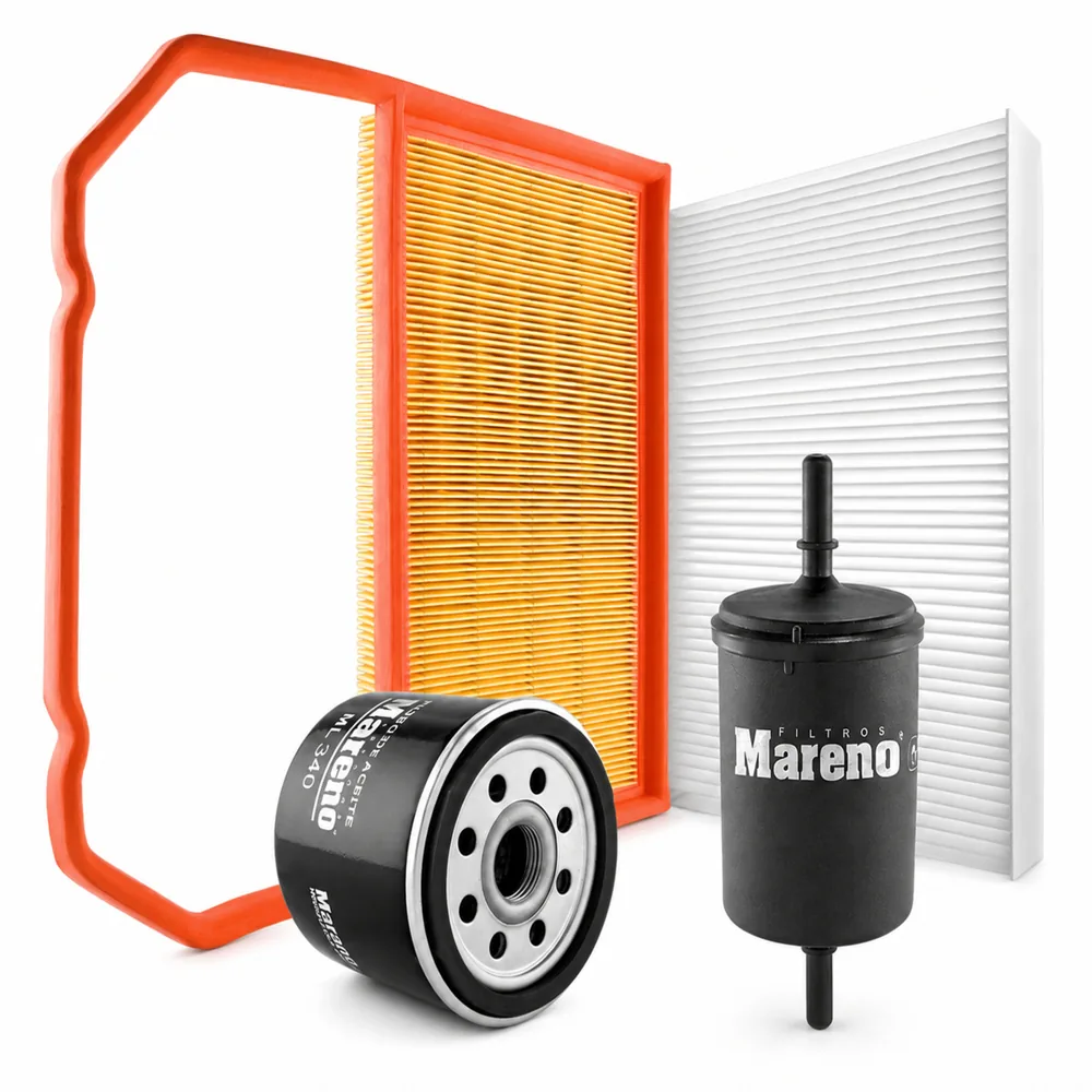 Kit de filtros (aire, habitáculo, aceite, nafta) para Volkswagen Up! 1.0 - MARENO