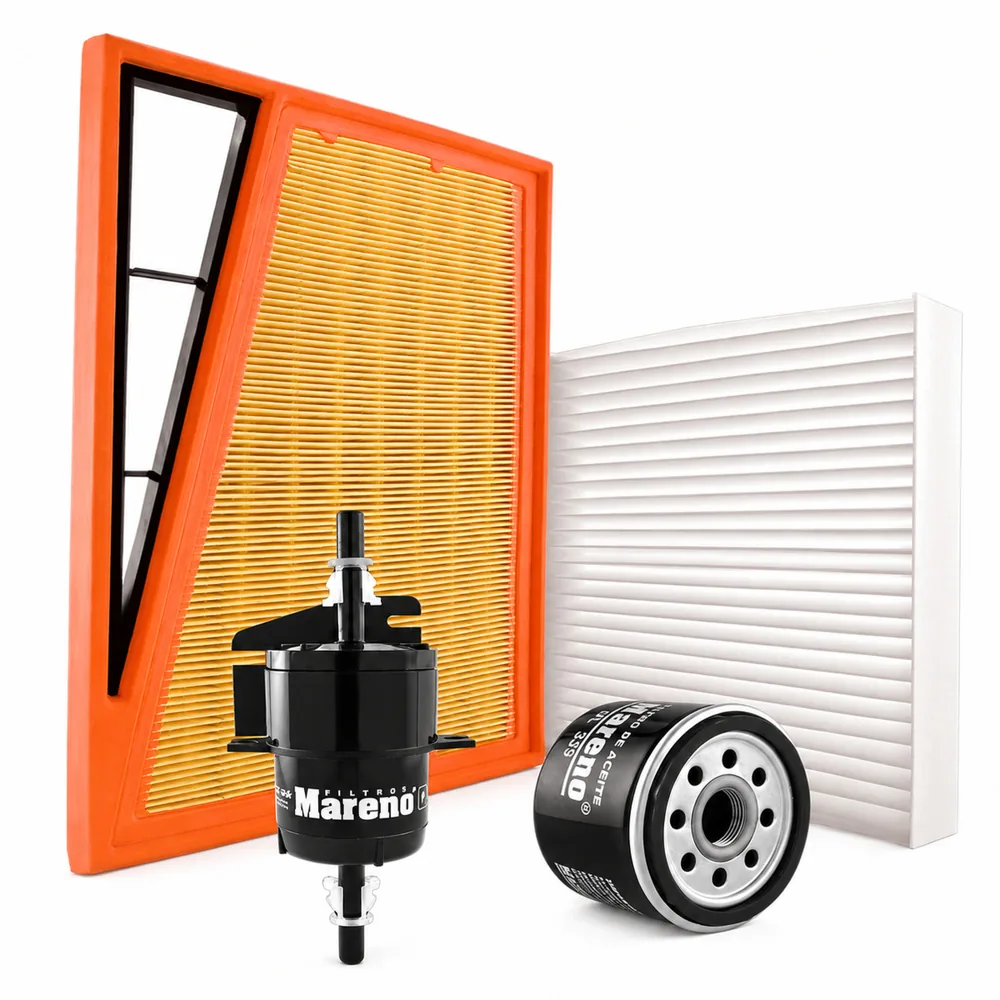Kit de filtros (aire, habitáculo, aceite, nafta) para Fiat Argo y Fiat Cronos 1.3FFLY - MARENO