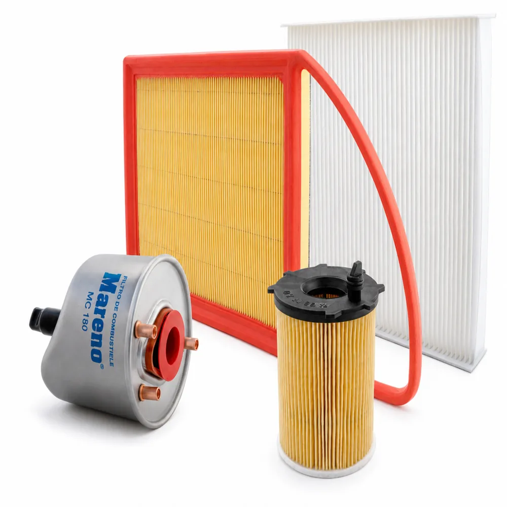Kit de filtros (aire, aceite, habitáculo, combustible) para  Partner/Berlingo 1.6 Hdi - MARENO