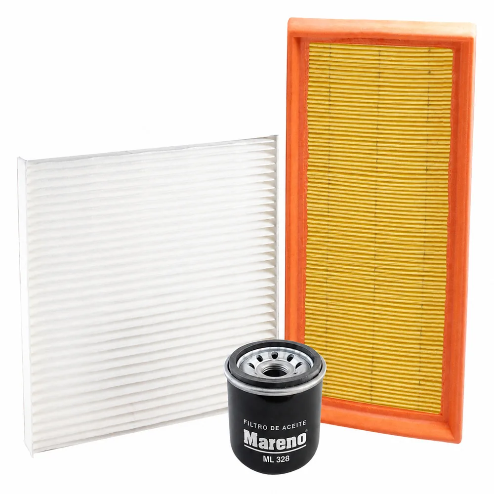 Kit de filtros (aire, aceite, habitáculo) para Toyota Yaris 1.5 2018 - MARENO