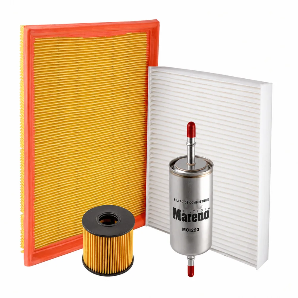 Kit de filtros (aire, aceite, nafta, habitáculo) para Ford Territory 1.8 2023 - MARENO