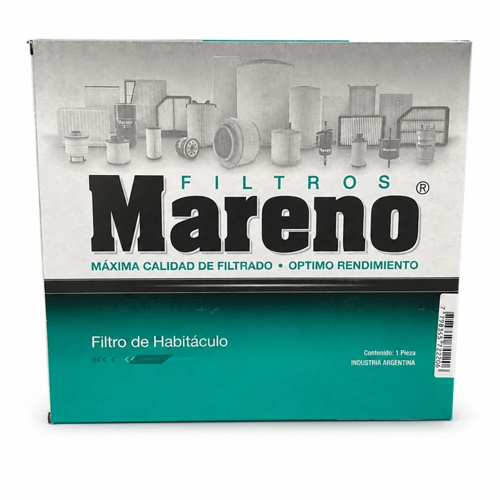 Filtro de habitáculo para Chevrolet Sonic, Chevrolet Prisma, Chevrolet Onix y Chevrolet Cobalt y 4 más - MARENO