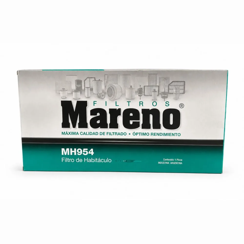 Filtro de habitáculo para Toyota Etios 1.5 16V y Toyota Corolla 1.8 16V - MARENO