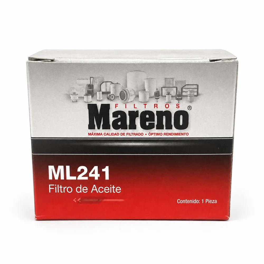 Filtro de aceite para Renault Clio II, Renault Kangoo, Renault Megane y Renault Scenic y 3 más - MARENO