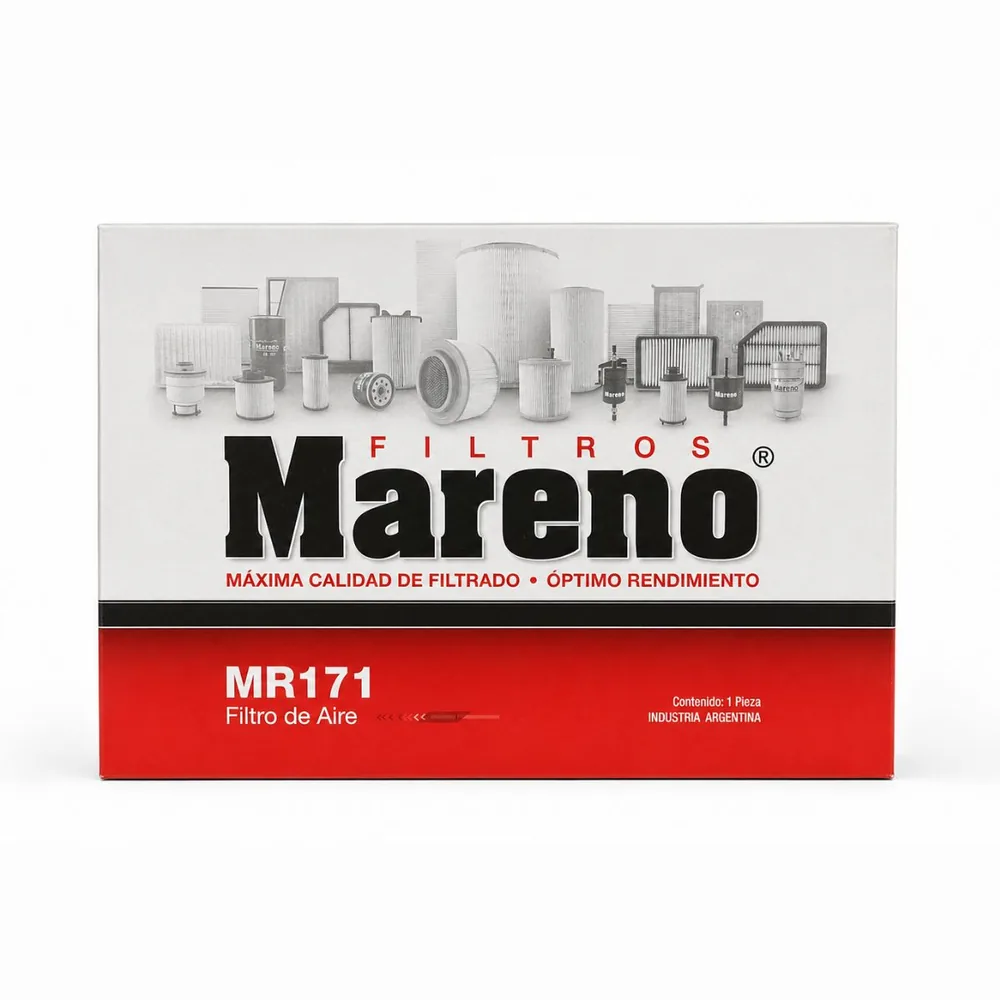Filtro de aire para Fiat Palio, Fiat Siena y Fiat Strada 1.0 16V 1.3 MPI 1.6 16V 1.7 TD 1.8R - MARENO