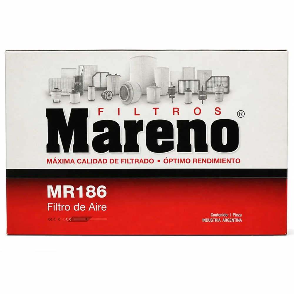 Filtro de aire para Volkswagen Gol MI 1.6 1.8 2.0 - MARENO