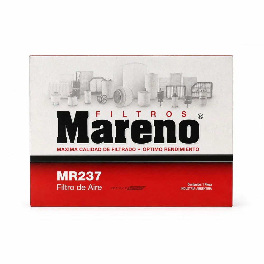 Filtro de aire para Peugeot 206 1.9 D 2.0 HDI, Peugeot 306 1.9 D, Citroën Xsara y Citroën Xsara Picasso 1.9 D - MARENO