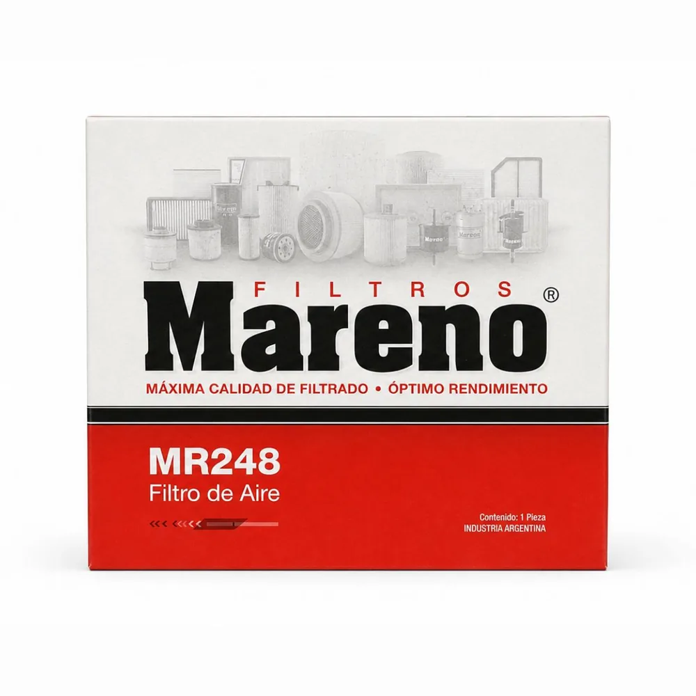 Filtro de aire para Renault Kangoo, Renault Logan 1.6 8V y Renault Clio II 2.0 Sport - MARENO