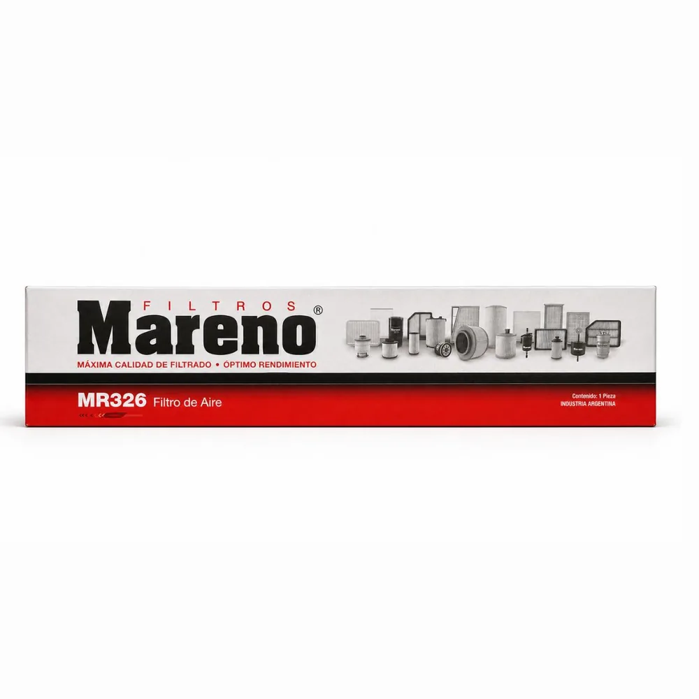 Filtro de aire para Peugeot 207 Compact, Peugeot 307 1.6 16V y Citroën C4 1.6 16V - MARENO