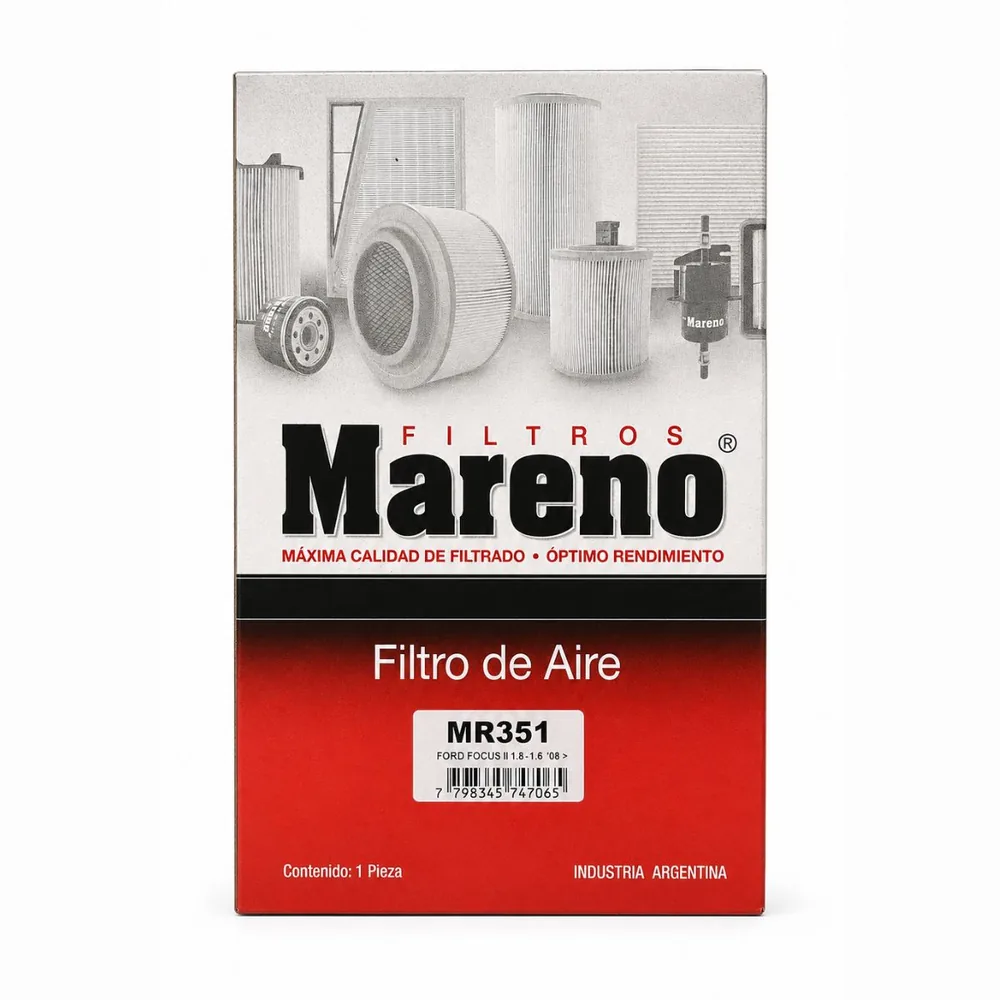 Filtro de aire para Ford Focus II - MARENO