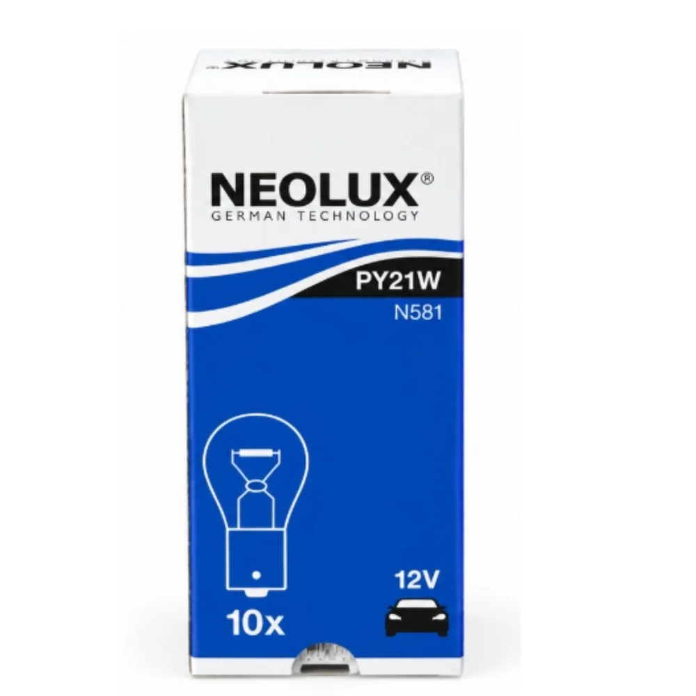 Lámpara PY21W 12V 21W Ámbar Neolux N581 - Giro