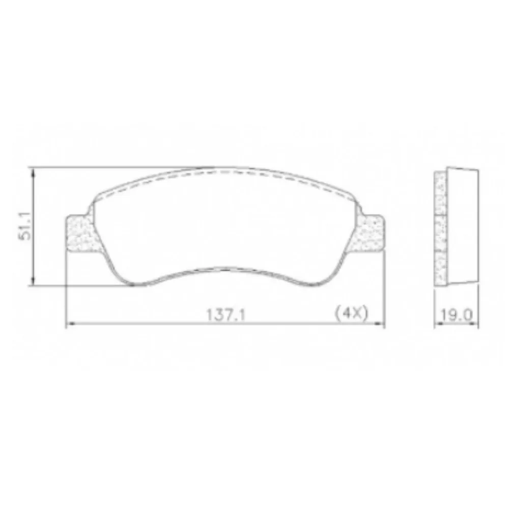 Pastillas de freno para Citroen C3 1.6 Vti Ec5 - FRASLE