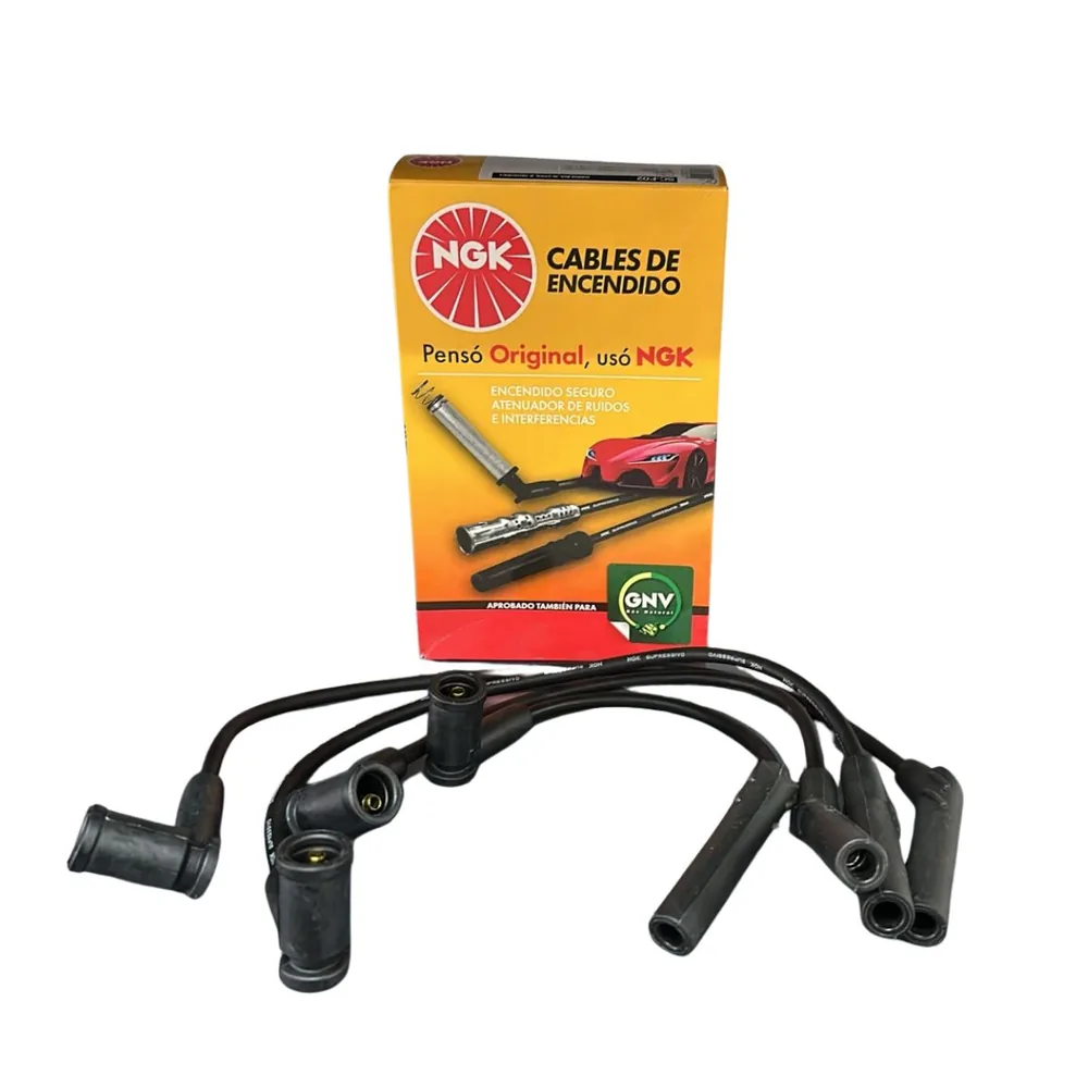 Juego de cables de bujía NGK para Ford Ka, Ford Fiesta, Ford Ecosport y Ford Focus y 2 más