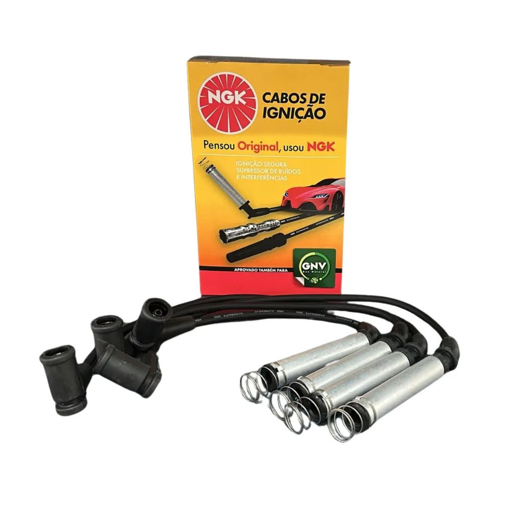 Juego de cables de bujía NGK para Ford Ka, Ford Ecosport, Ford Focus y Ford Fiesta y 1 más