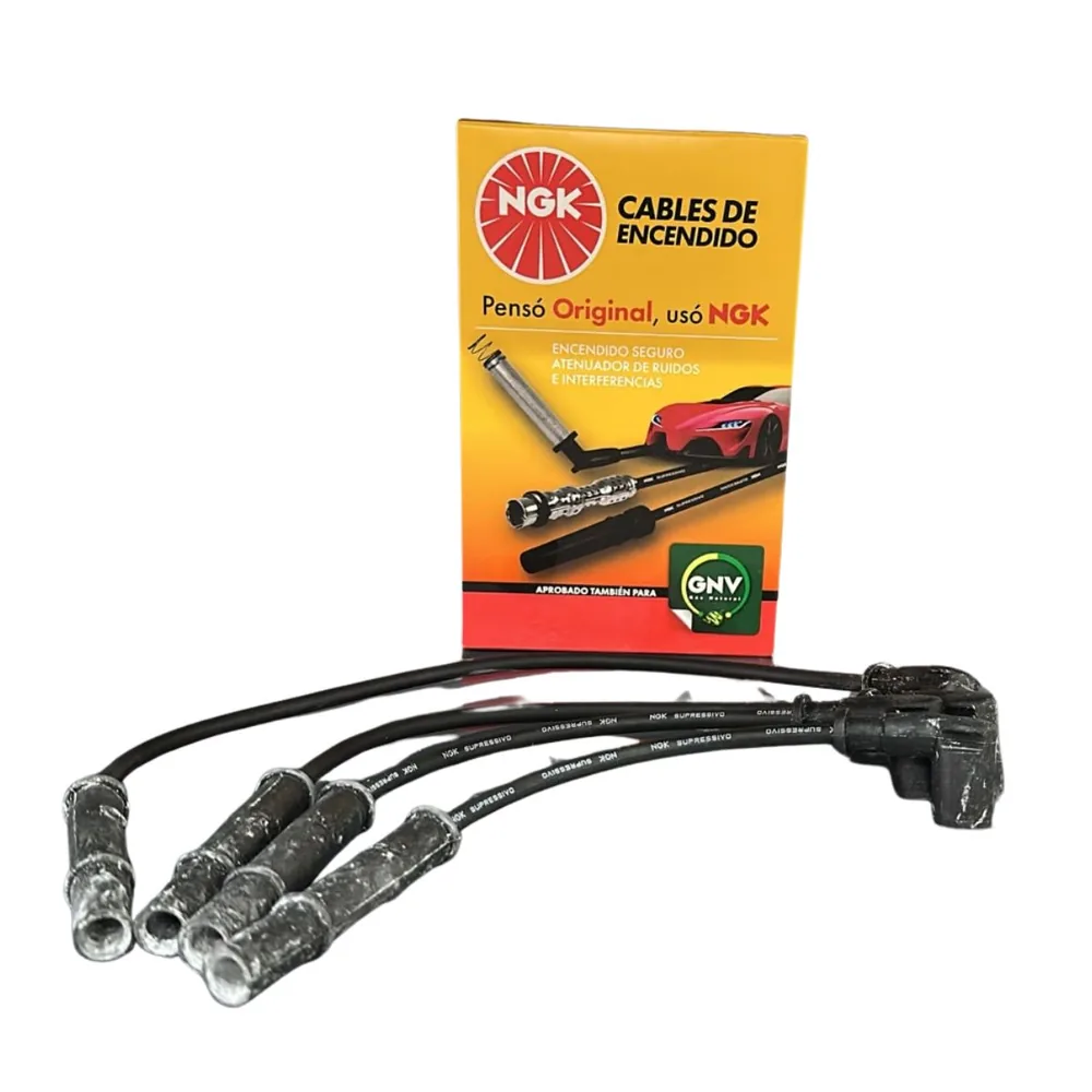 Juego de cables de bujía NGK para Renault Clio Ii, Renault Kangoo, Renault Megane y Renault Logan y 2 más