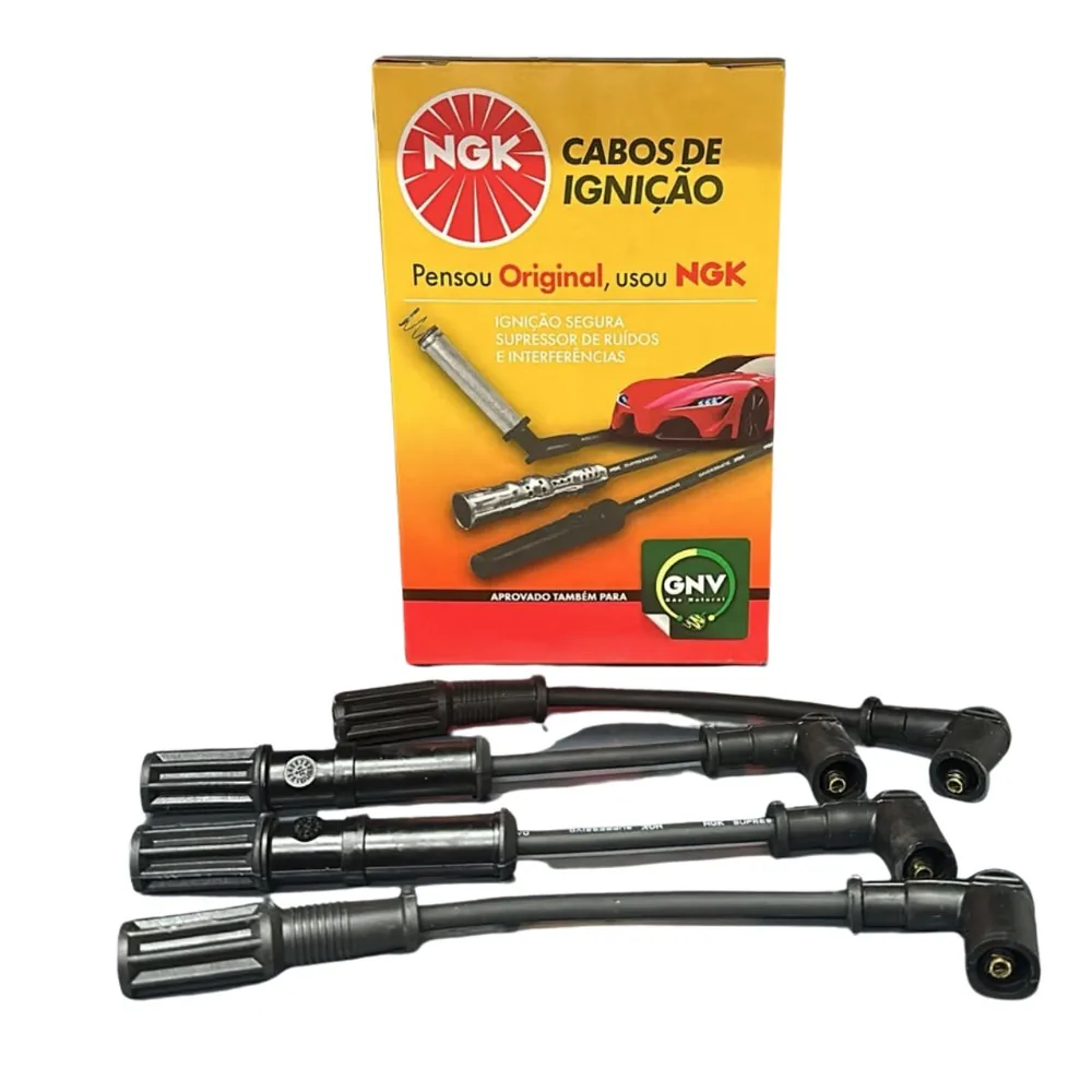 Cable de bujía NGK para Fiat 500, Fiat Palio, Fiat Grand Siena y Fiat Uno Con Motor 1.4 Evo
