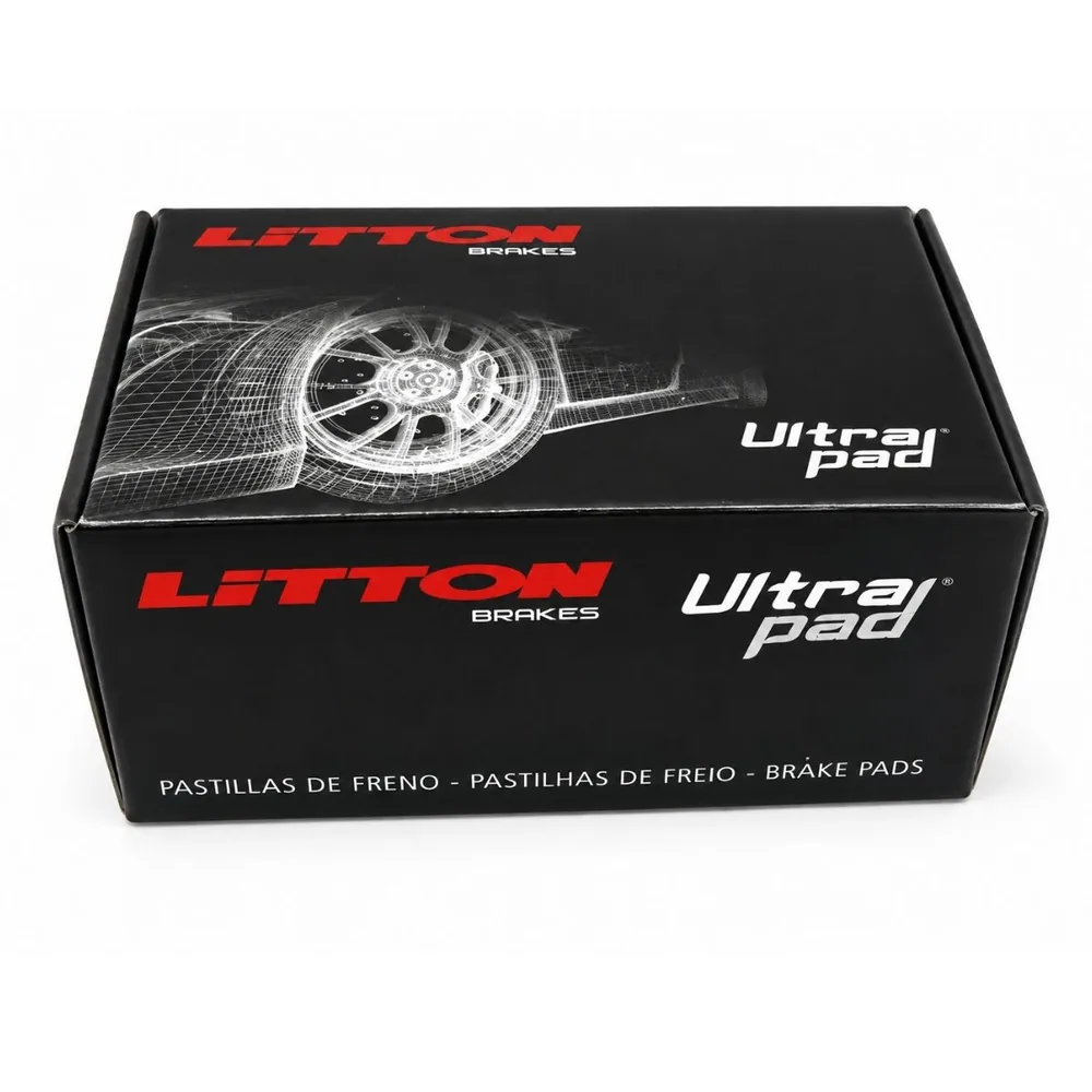 Pastillas de freno Trasera para Citroen C4 1.2 16V At Puretech / Ds Ds3 Varias Versiones 1.2-1.6 y Peugeot 207/208/301/308/405/807/2008 Varios Motores 1.6-2.0 y 3 más - LITTON