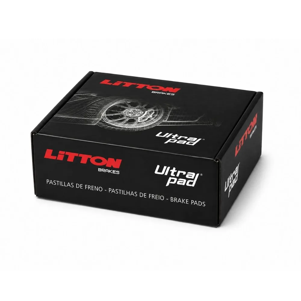 Pastillas de freno para Fiat Siena 1.6 - 1.7 - Hl, Volkswagen Saveiro 1.6 - 1.8 - 2.0, Volkswagen Gol 1.0 - 1.6 - 1.8 y Fiat Palio 1.6 - 1.7 - Hl y 2 más - LITTON