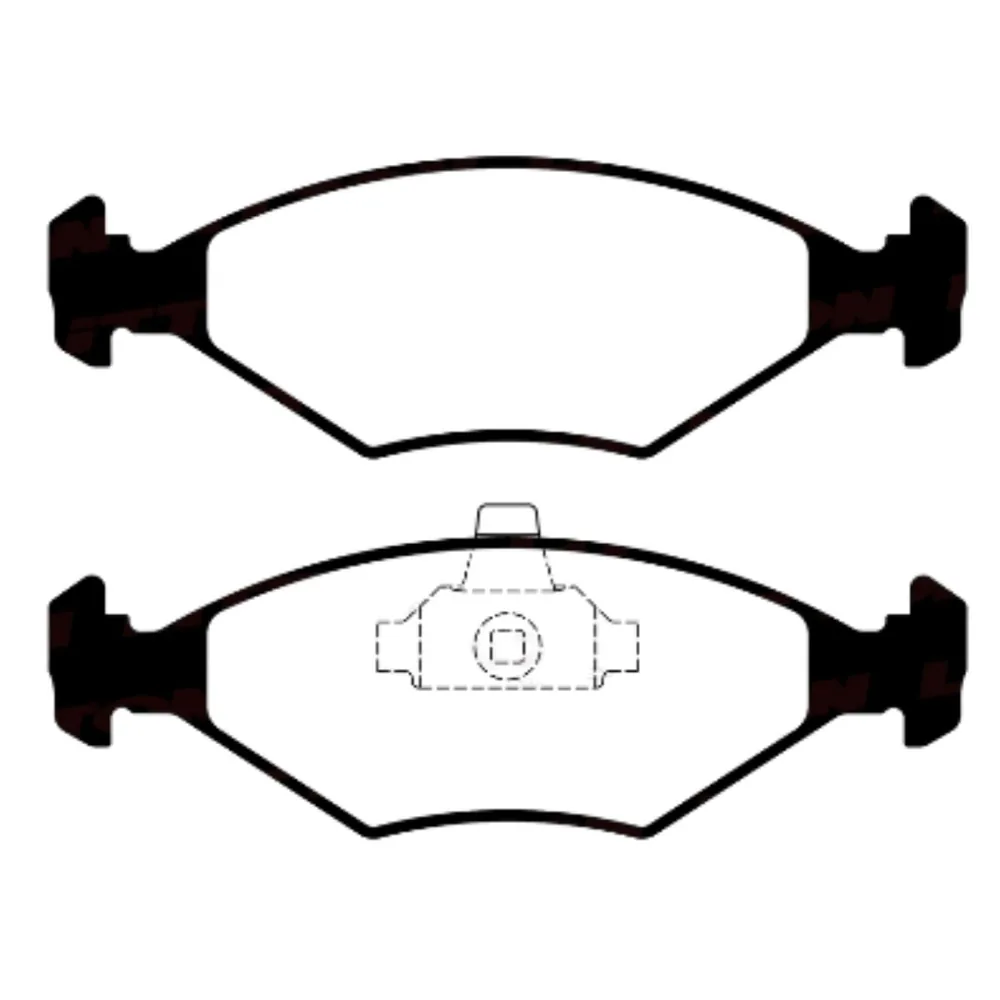 Pastillas de freno para Fiat Siena 1.6 - 1.7 - Hl, Volkswagen Saveiro 1.6 - 1.8 - 2.0, Volkswagen Gol 1.0 - 1.6 - 1.8 y Fiat Palio 1.6 - 1.7 - Hl y 2 más - LITTON