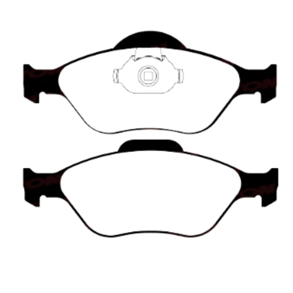Pastilla de freno para Ford Courier 1999/Ecosport 1.0 Supercharger Piston Fundido 2003/Ecosport 1. - LITTON