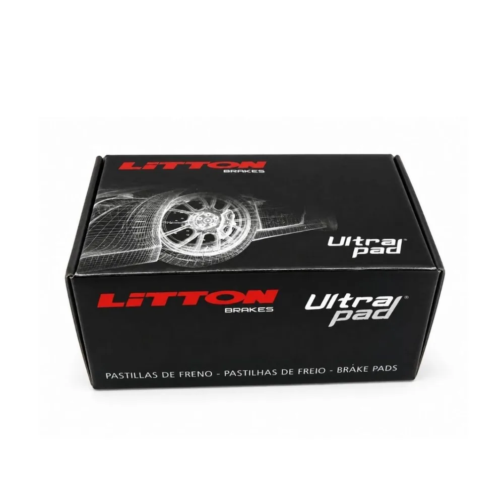 Pastillas de freno Delantera para Fiat Argo 1.3 8V Fire Fly, Fiat Palio 1.6 16V Etorque, Fiat Fiorino 1.4 8V Evo y Fiat Mobi 1.0 8V Fire y 3 más - LITTON