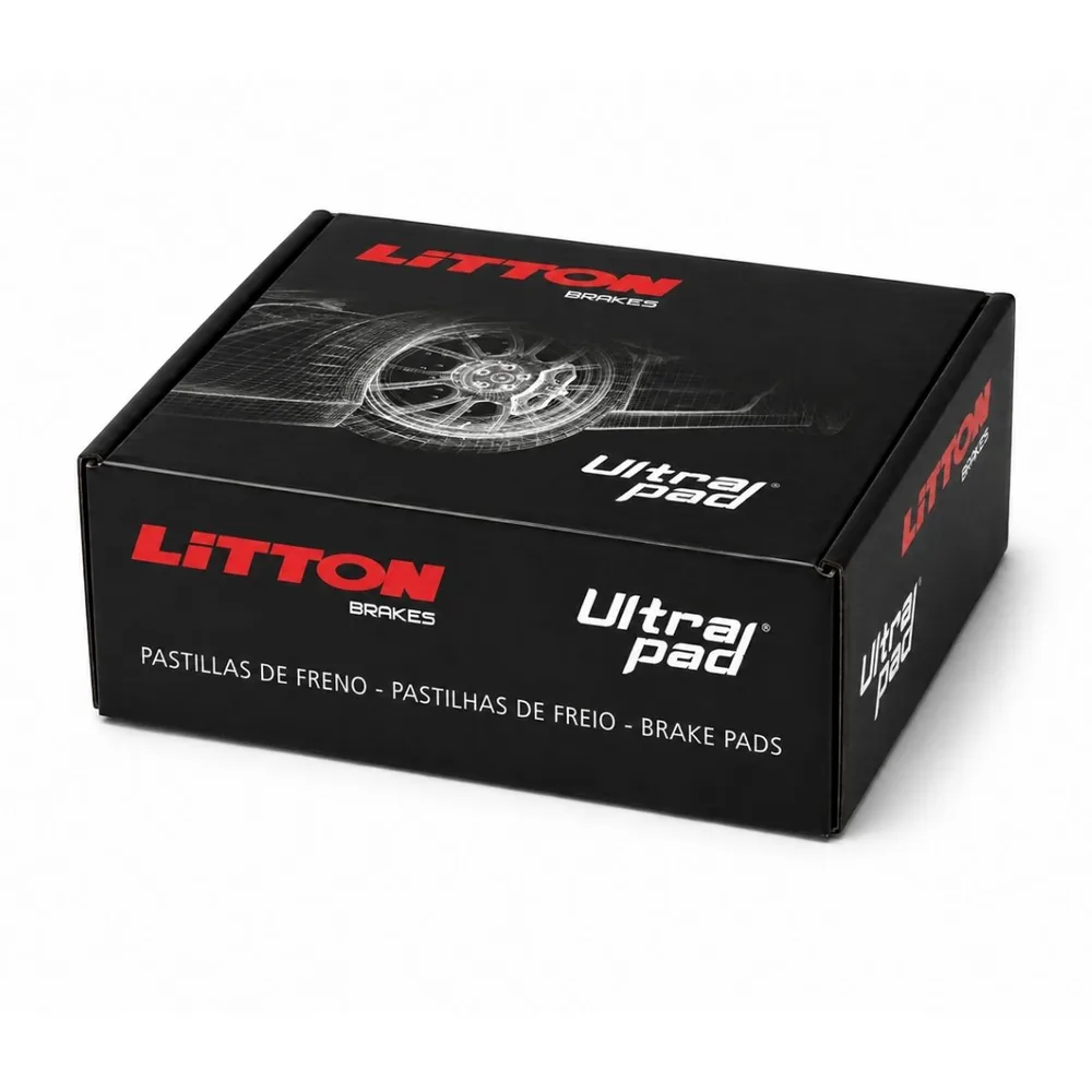 Pastilla de freno para Toyota Corolla Fielder Xi 1.8, Lifan X7 750 1.8 Vvt y Lexus Ct 1.8 200H/ Prius 1.5-1.8Hybrid/ Yaris 1.0- 1.5-1.8 Vvti 06 Delantera - LITTON