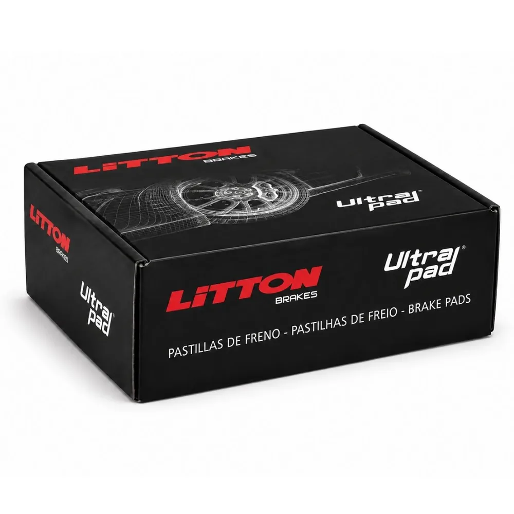 Pastilla de freno para Nissan March 1.0 1.6 Sr Srv 16 V 2015/ Note 1.6 Exclusive Advance 2013/ Versa - LITTON