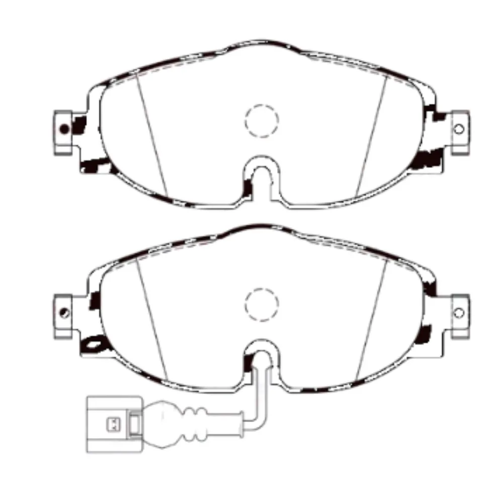 Pastillas de freno para Volkswagen Golf 1.4/1.6/2.0 Tsi/Msi Varios Ea211/Ea112/Cxda, Volkswagen Passat 2.0 Tsi Chha y Volkswagen Taos 1.4 Tsi 250 y 4 más - LITTON