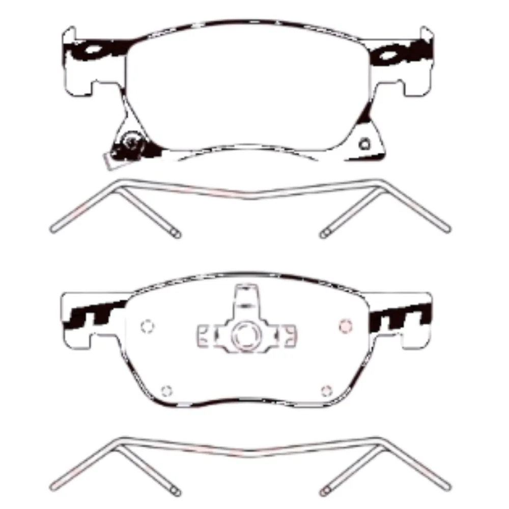 Pastillas de freno para Chevrolet Cruze 1.4T At 86Cid y Chevrolet Cruze 1.4T Mt 86Cid - LITTON