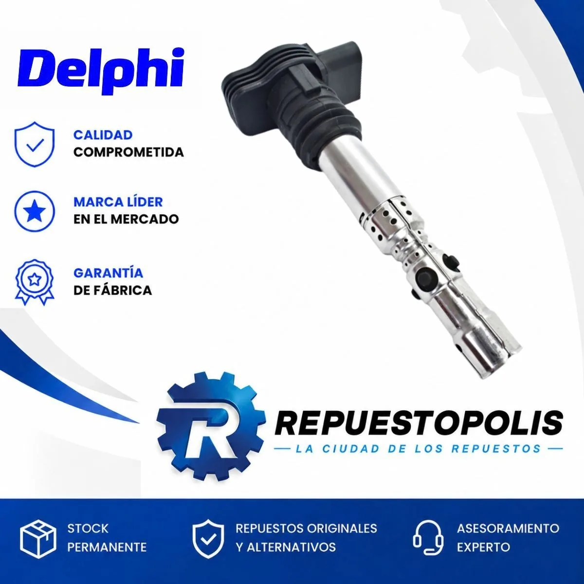 Bobina de Encendido Tipo Seca Delphi GN10345