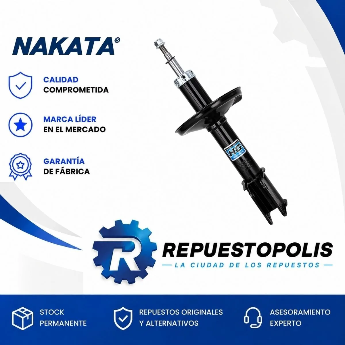 Amortiguador Delantero para Renault Kangoo - NAKATA