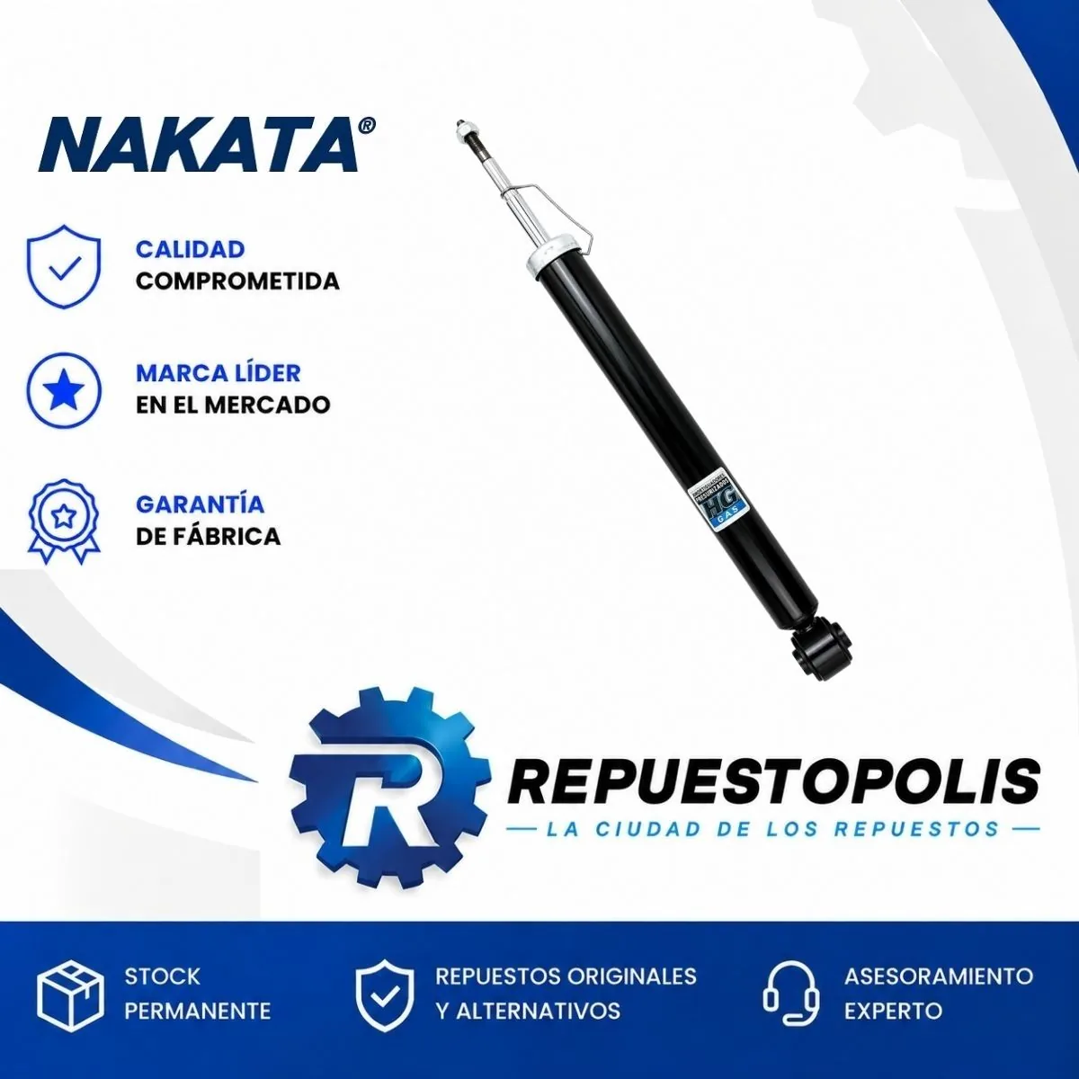 Amortiguador Trasero para Toyota Etios - NAKATA