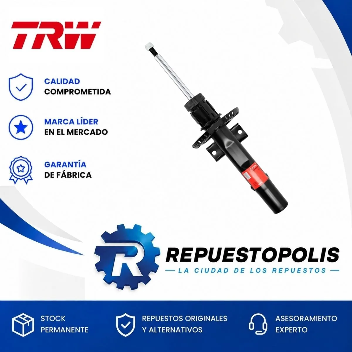Amortiguador para Volkswagen Gol Trend y Volkswagen Fox - TRW