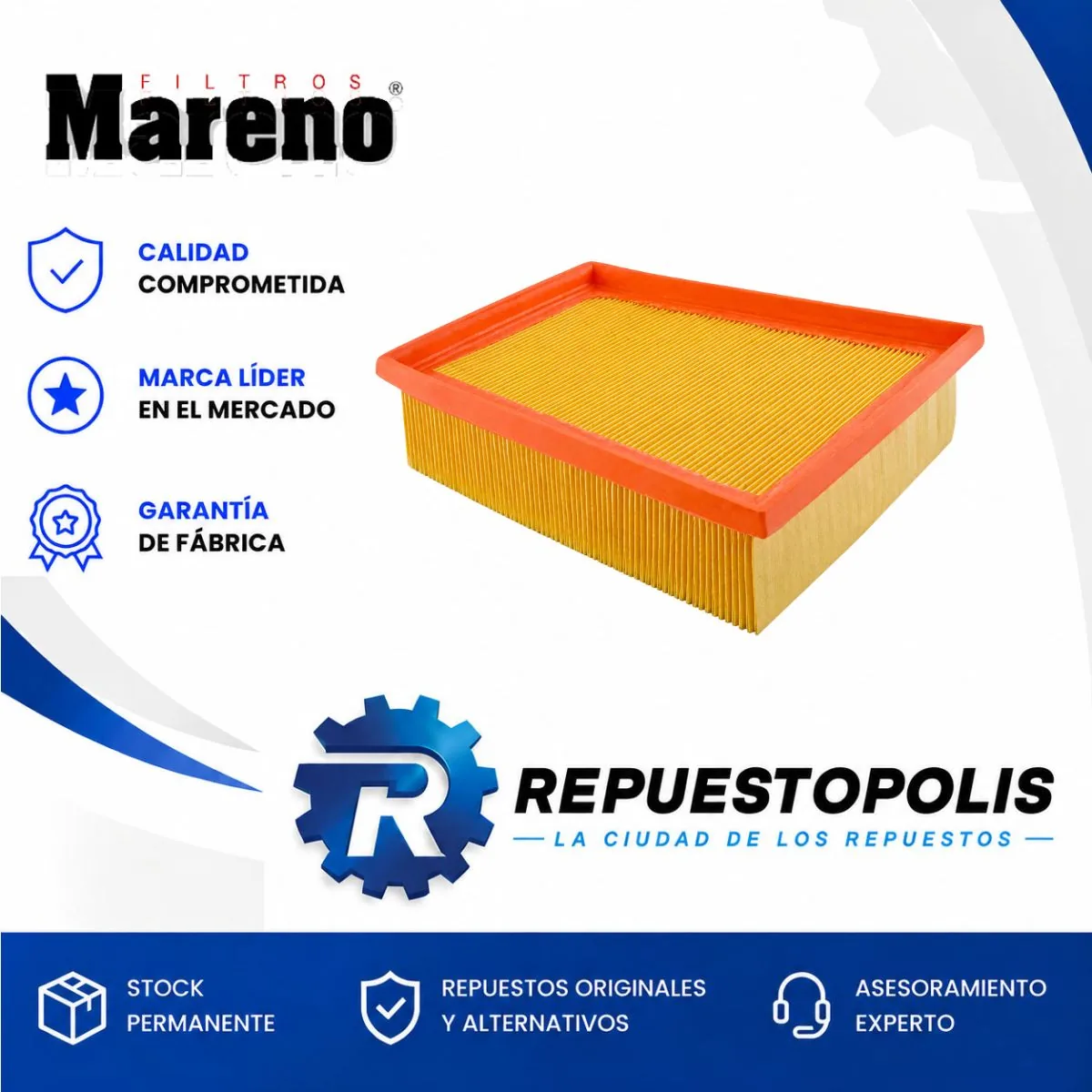 Filtro de aire para Renault Fluence 2.0 16V - MARENO