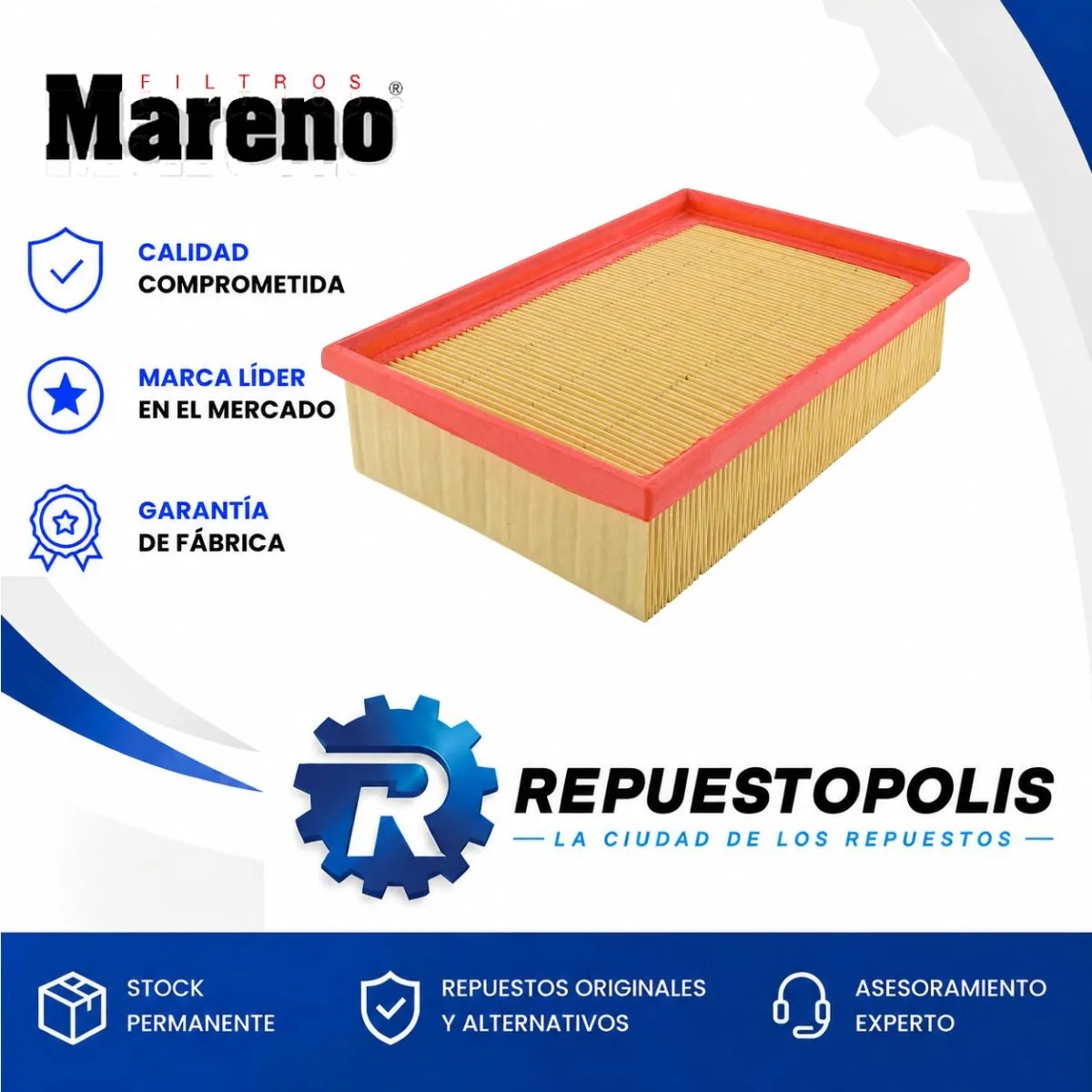 Filtro de aire para Chevrolet Tracker 1.8 - MARENO