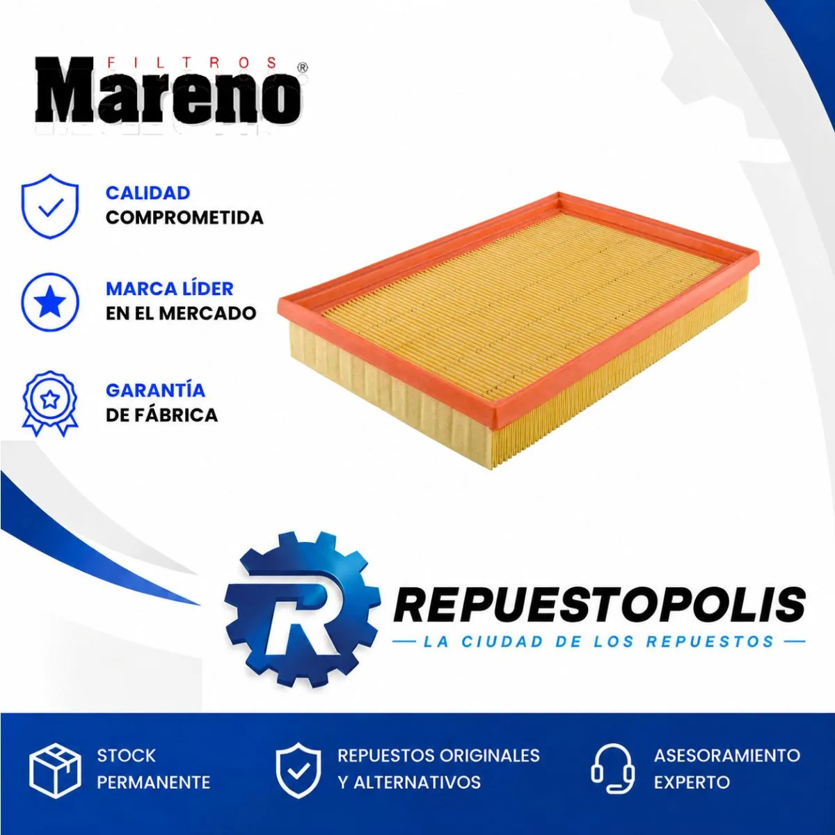 Filtro de aire para Renault Kwid 1.0 - MARENO