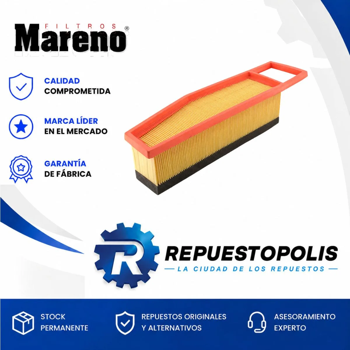 Filtro de aire para Peugeot Nuevo 208 2020 1.6 16V - MARENO