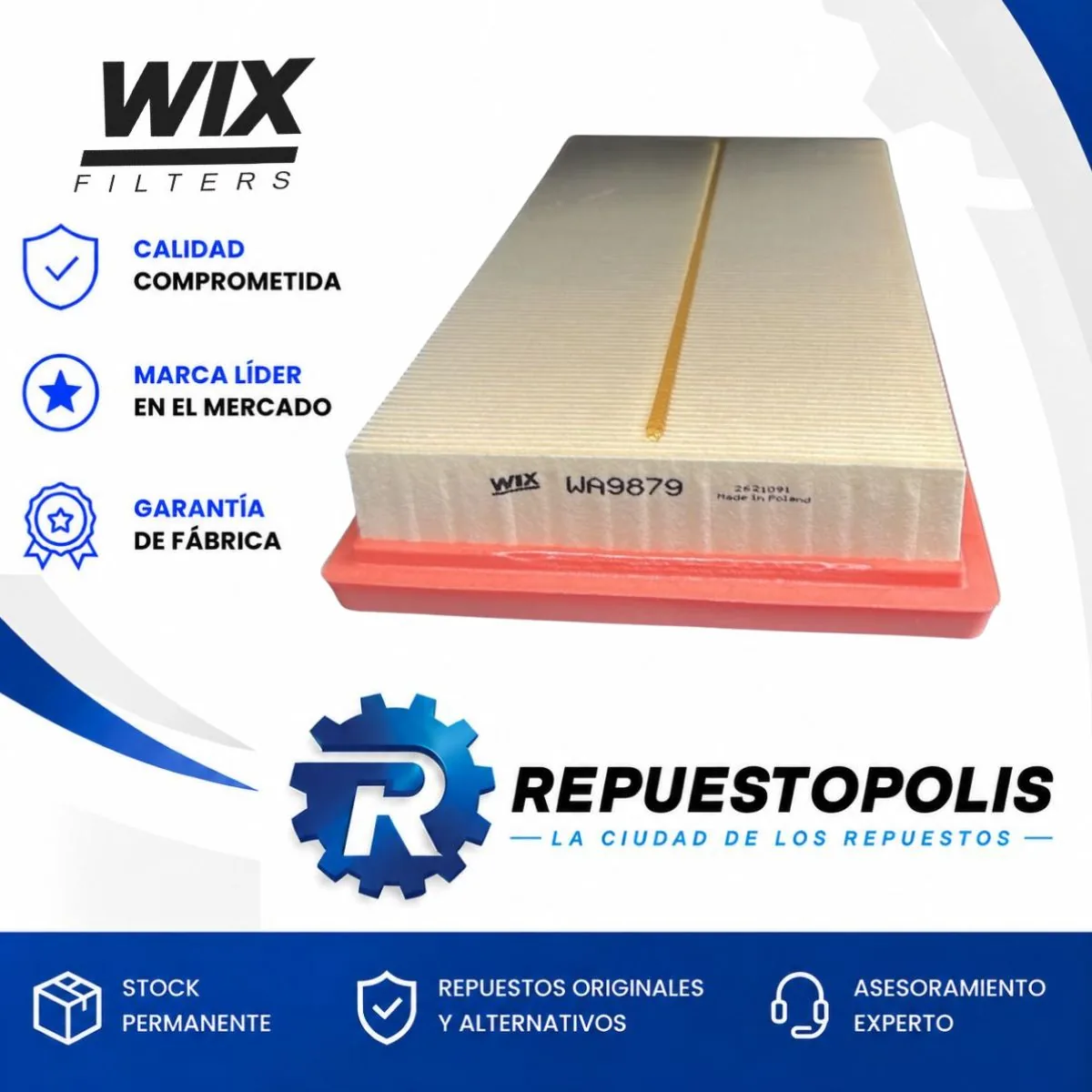 Filtro de Aire para Citroën DS3 y Peugeot 3008