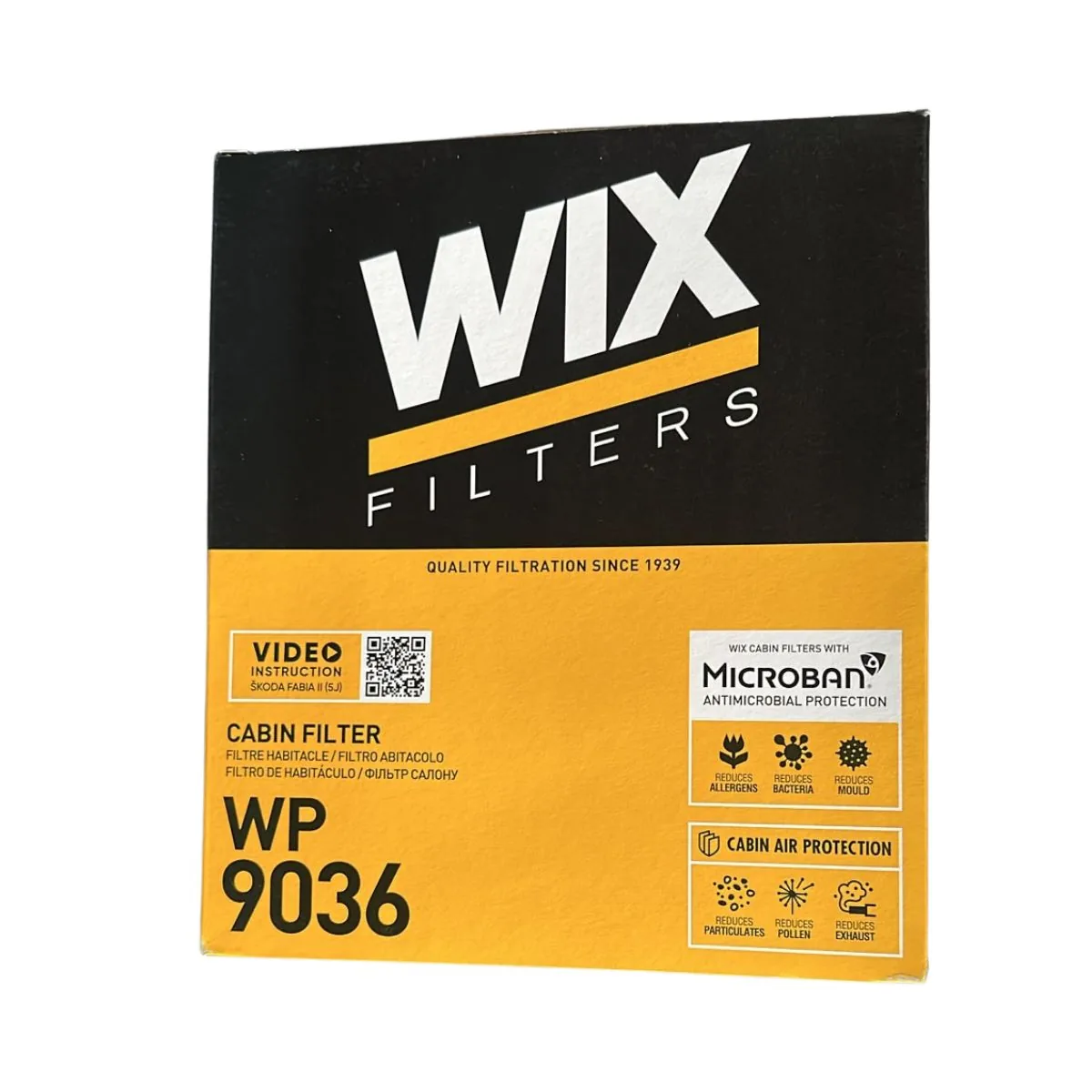 Filtro de Habitáculo para Volkswagen Gol Trend, Fox y Suran
