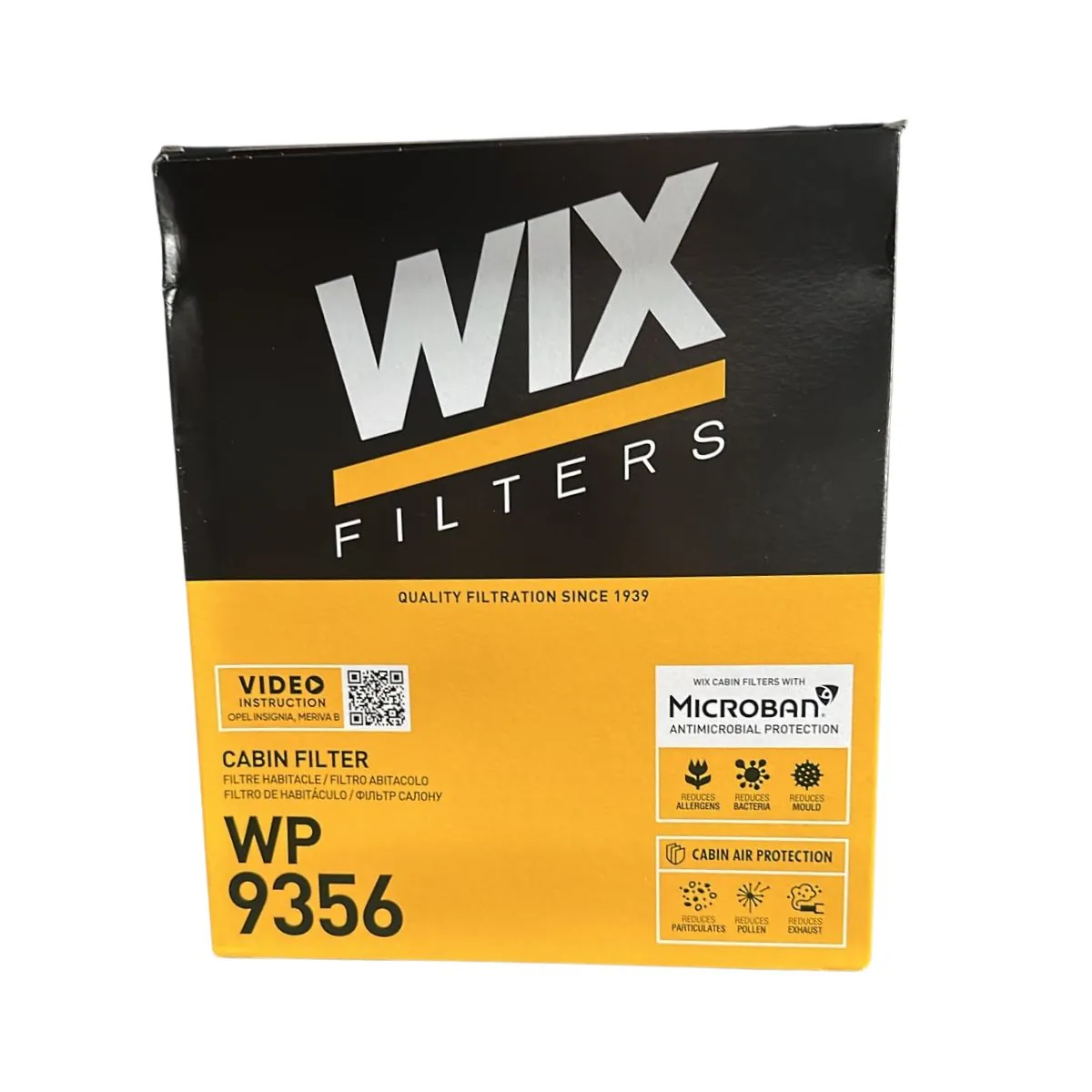 Filtro de Habitáculo para Chevrolet Cruze, Sonic, Spin y Cobalt