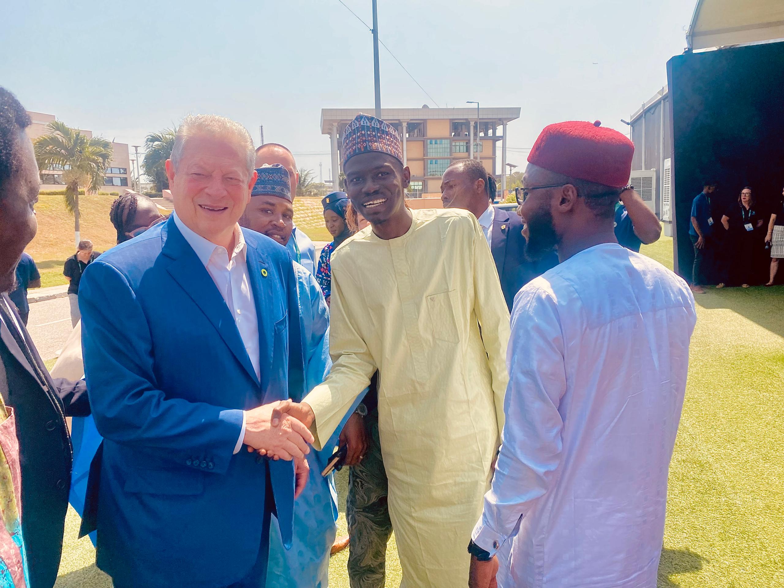 Yusuf Haruna at a programme session