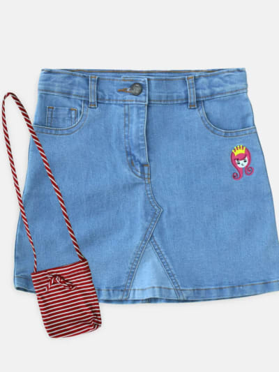 Rok Mini Denim