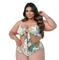 Biquini Plus Size Cintura Alta