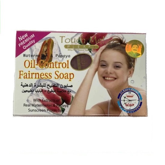 touch-me-oil-control-fairness-soap-with-watermelon-papaya-135g-1687794221