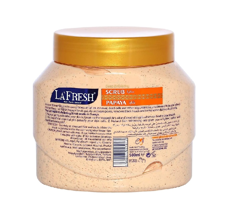 lafresh-exfoliating-scrub-papaya-500ml-1735635222