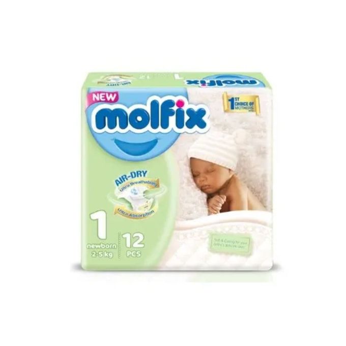 molfix-air-dry-newborn-diaper-size-1-x12-pieces-mini-250g-1706617775
