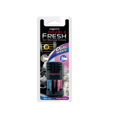 aromate-double-fresh-vent-mount-car-perfume-new-car-fresh-linen-45ml-1704723332