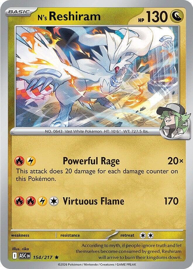 N's Reshiram (Energy Symbol Pattern)